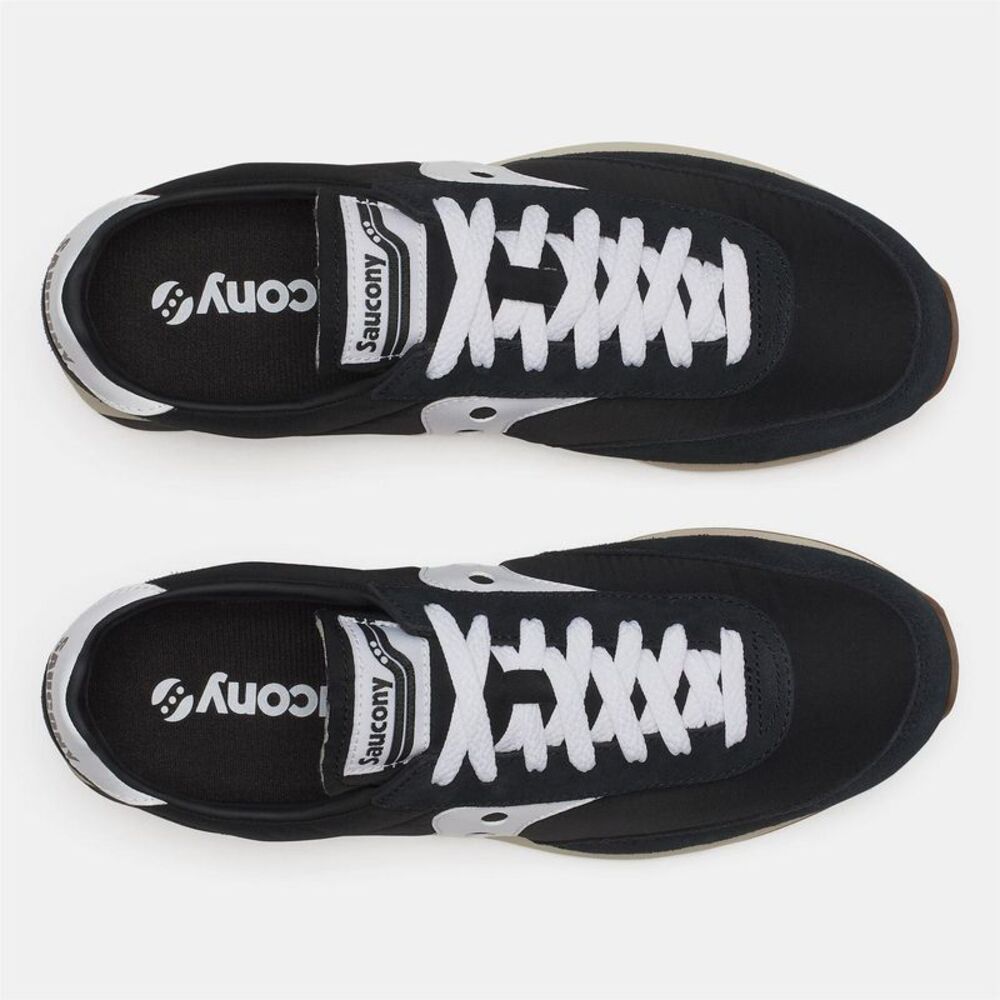 Saucony Unisex Adult 80 Suede Sneakers / Black/White